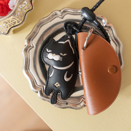 Vegan Leather & Woven Bag Charms