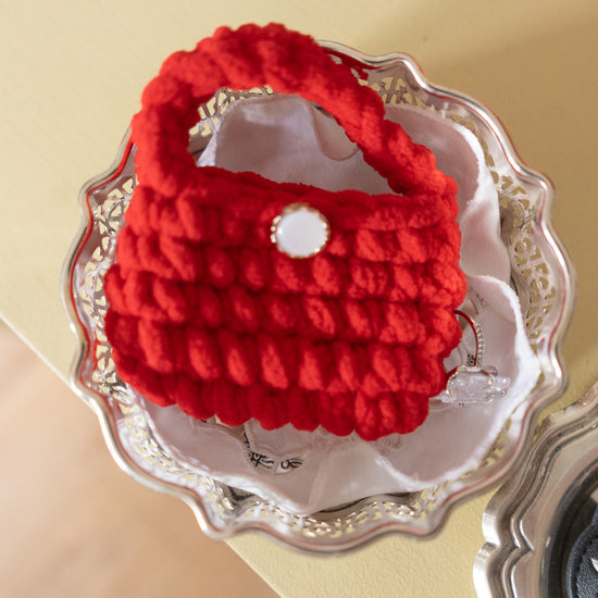 Vegan Leather & Woven Bag Charms