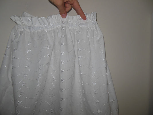 White Broderie Top – Cotton Ruffled Babydoll Broderie